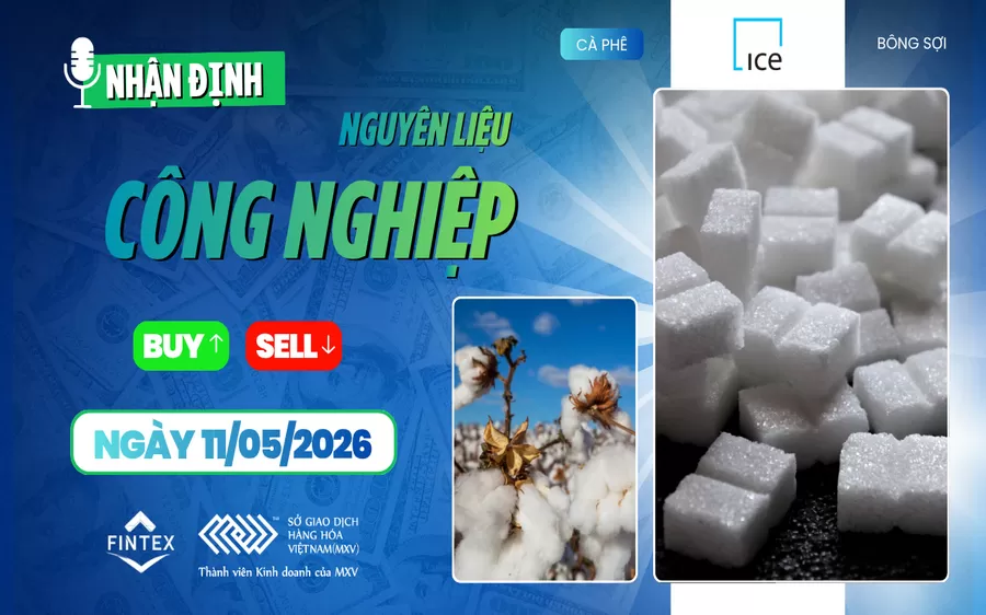 NHẬN ĐỊNH NGUYÊN LIỆU - CÔNG NGHIỆP NGÀY 11/05/2026
